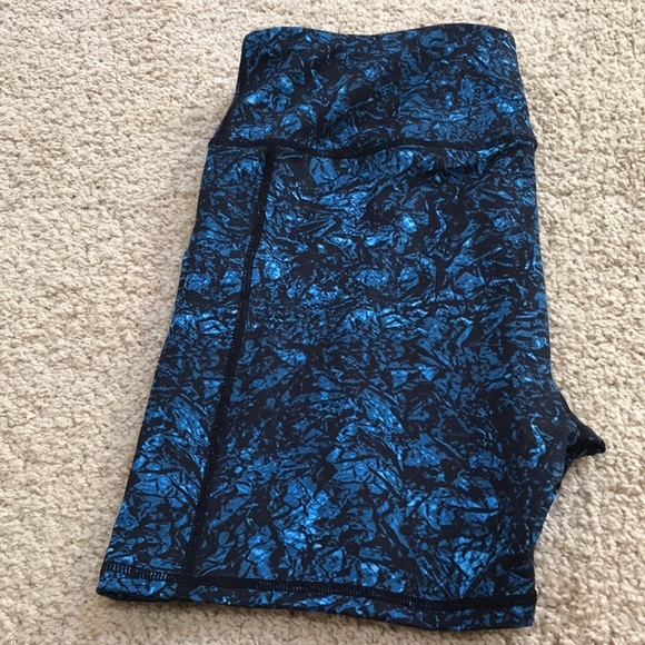 Promover XXL blue/black athletic biker shorts. - Picture 7 of 7